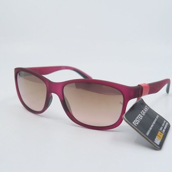 Foster Grant TW0121 AFH Purple/Brown Gradient Men's Sunglasses - Picture 2 of 6